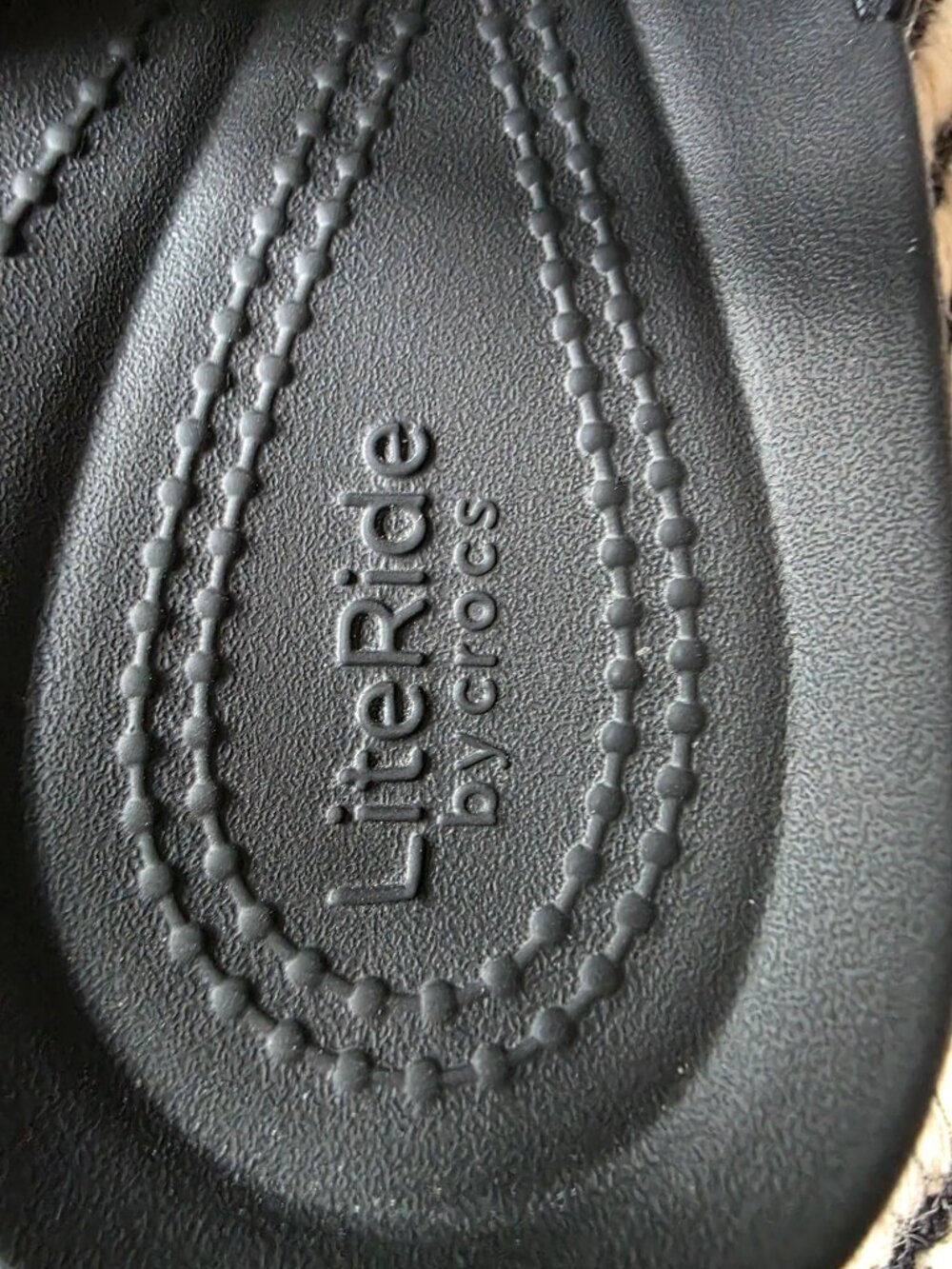 CROCS Black Platform Slingback Sandals - Picture 7 of 8